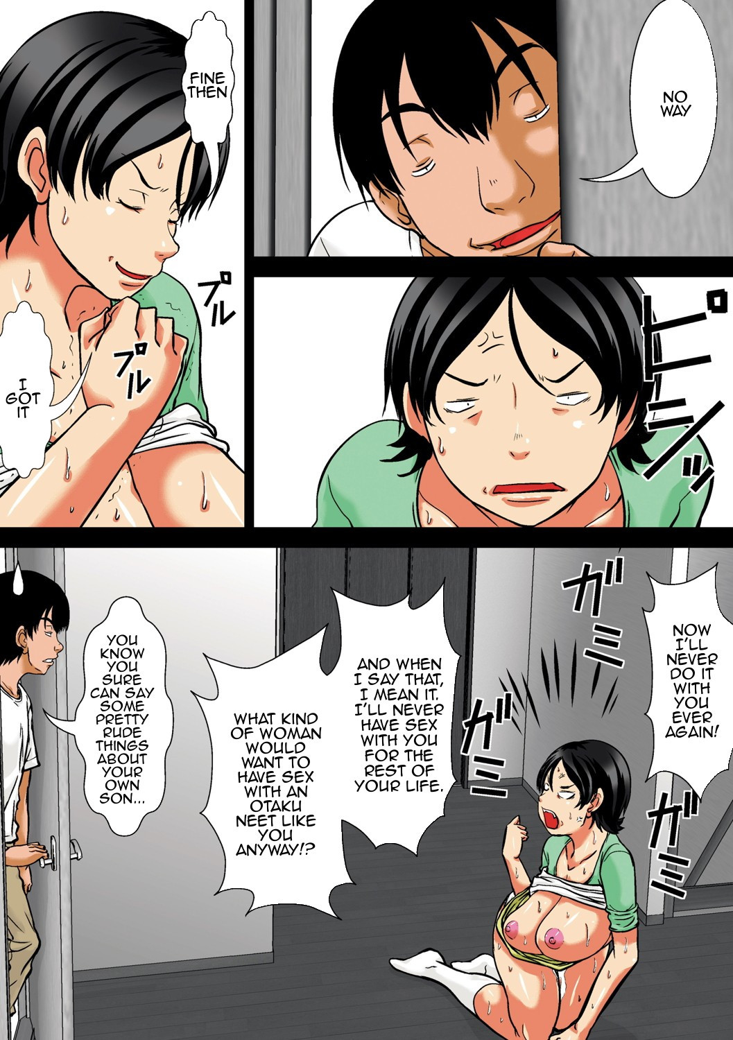 Hentai Manga Comic-Hey! What Are You Doing Making a Pass at Your Mother!-Read-182